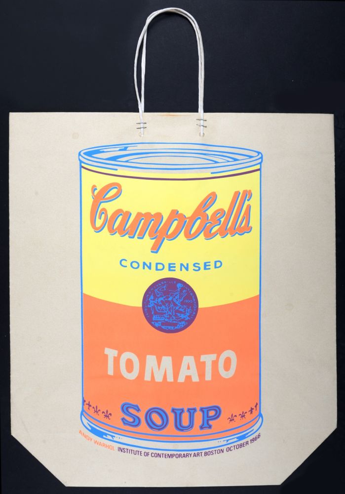 Serigrafía Warhol - Campbell's Soup Bag, 1966