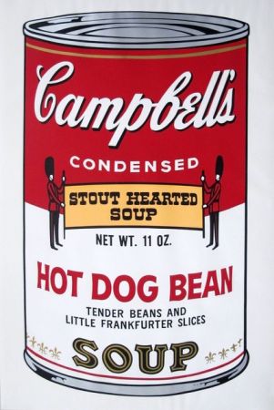 Serigrafía Warhol - Campbell's Soup: Hot Dog Bean