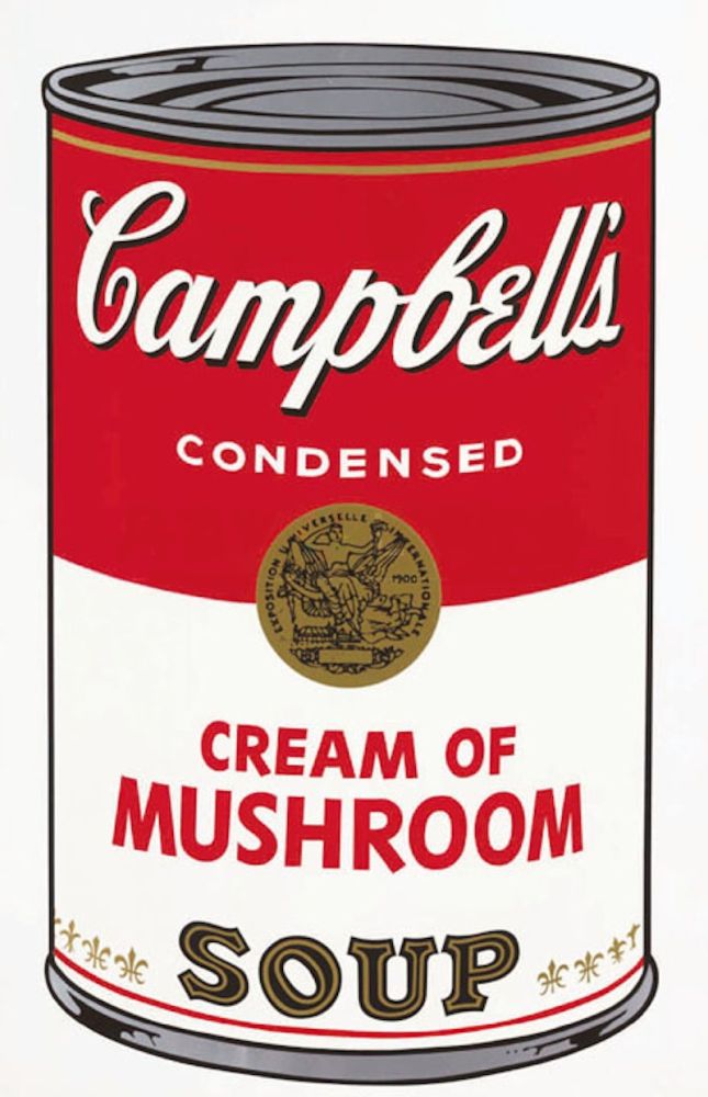 Serigrafía Warhol - Campbell’s Soup I: Cream of Mushrooms