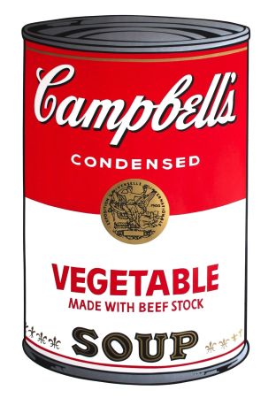 Serigrafía Warhol - Campbell's Soup I: Vegetable (FS II.48)