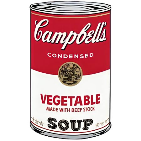 Serigrafía Warhol - Campbell's Soup I: Vegetable (FS II.48)