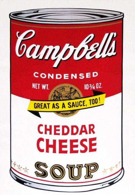 Serigrafía Warhol - Campbell’s Soup II: Cheddar Cheese 