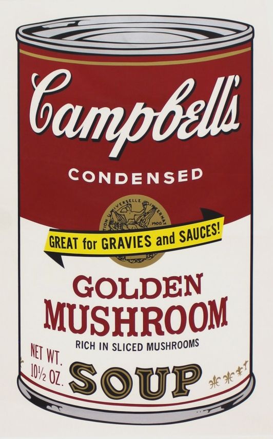 Serigrafía Warhol - Campbell’s Soup II: Golden Mushroom (FS II.62)