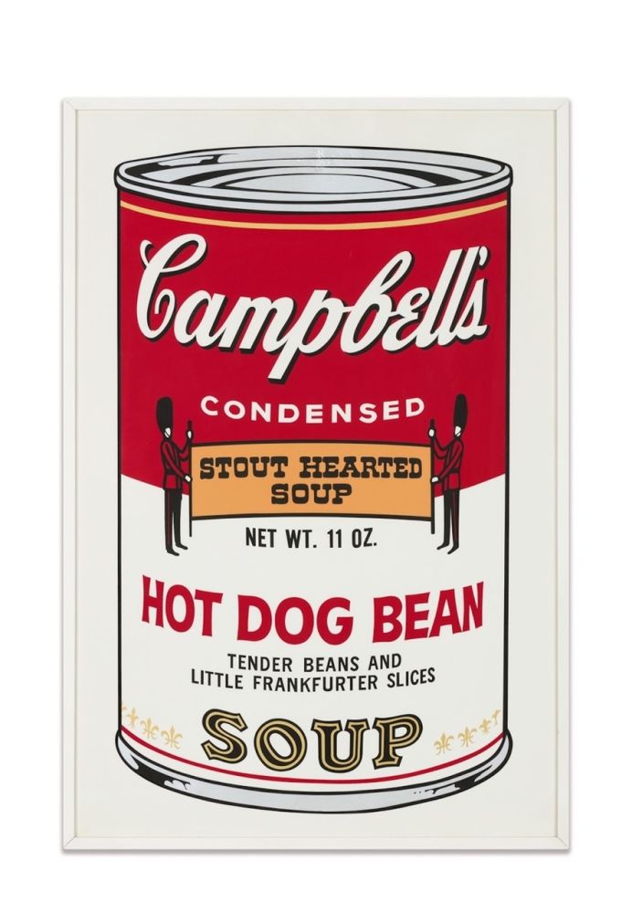 Serigrafía Warhol - Campbell's Soup II: Hot Dog Bean (FS II.59)
