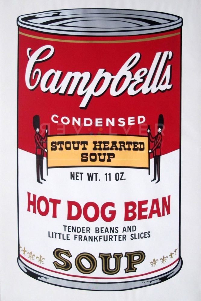 Serigrafía Warhol - Campbell’s Soup II: Hot Dog Bean (FS II.59)