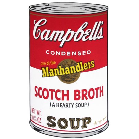 Serigrafía Warhol - Campbells Soup II: Scotch Broth 