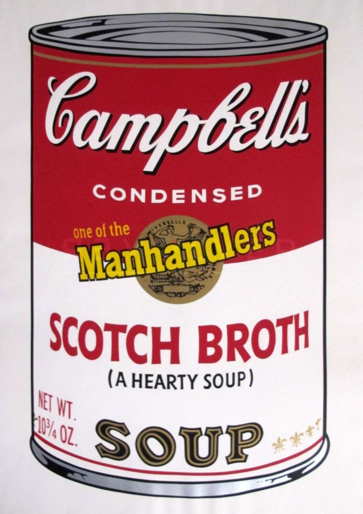 Serigrafía Warhol - Campbells Soup II: Scotch Broth Soup (FS II.55)