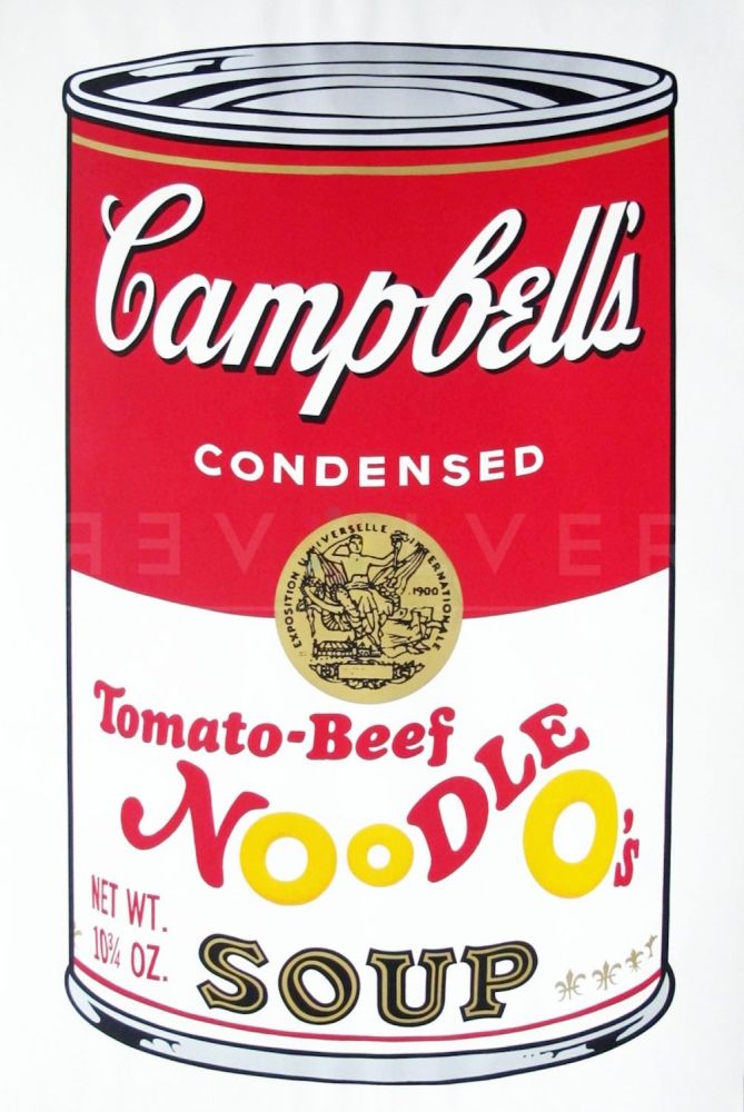 Serigrafía Warhol - Campbell’s Soup II: Tomato Beef Noodle O’s (FS II.61)