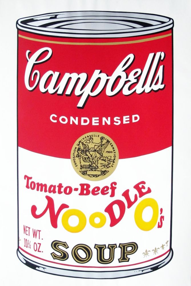 Serigrafía Warhol - Campbell's Soup II: Tomato Beef Noodle O's (FS II.61)