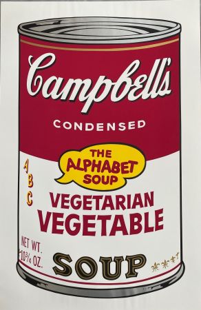 Serigrafía Warhol - Campbell's Soup II: Vegetarian Vegetable