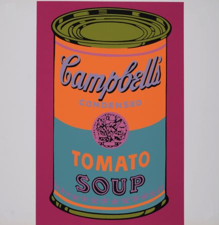 Serigrafía Warhol - Campbell's Tomato Soup (Banner)