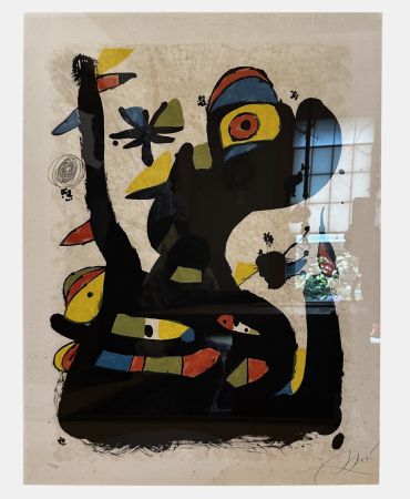 Litografía Miró - Cant de la Cardina