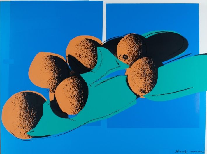 Serigrafía Warhol - Cantaloupes I (FS II.201), from the Portfolio “Space Fruit: Still Lifes” 