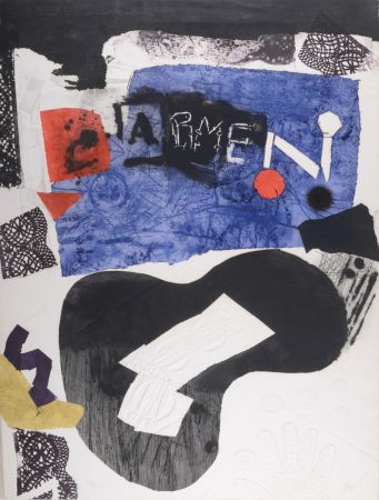 Grabado Clavé - Carmen, 1978 - Hand-signed