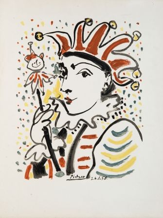 Litografía Picasso - Carnaval