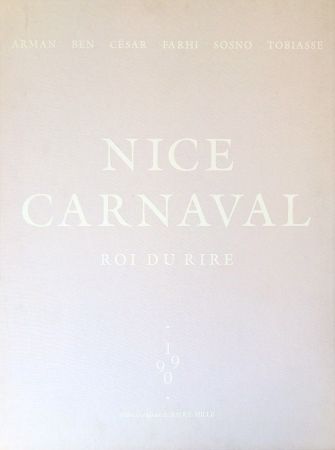 Litografía Vautier - Carnaval de Nice
