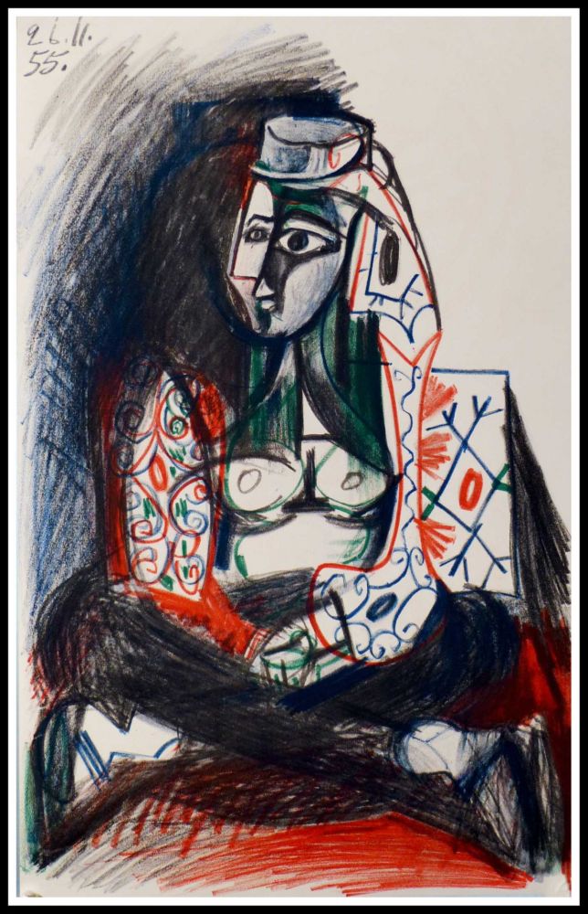 Litografía Picasso (After) - CARNET DE CALIFORNIE VII