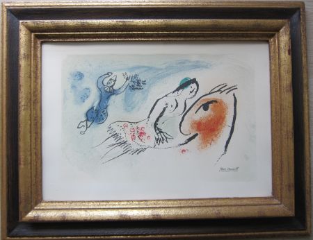 Litografía Chagall - Carte de voeux pour Aimé Maeght