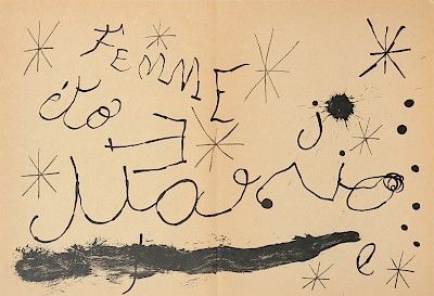 Litografía Miró - Cartons pg.13