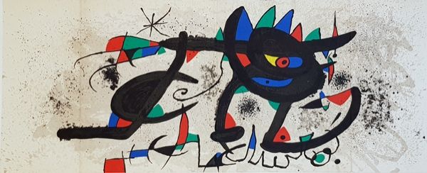 Litografía Miró - Catalogue Cover