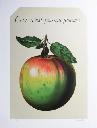 Litografía Magritte - Ceci n'est pas une pomme (this is not an apple)