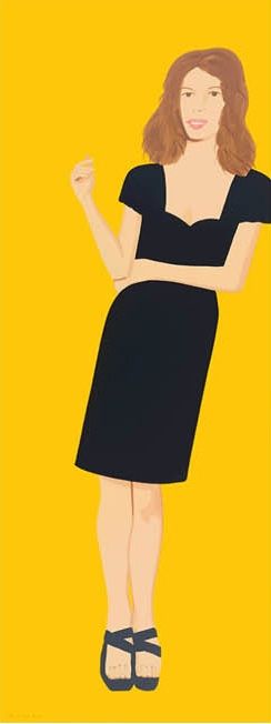 Serigrafía Katz - Cecily (from Black Dress series)
