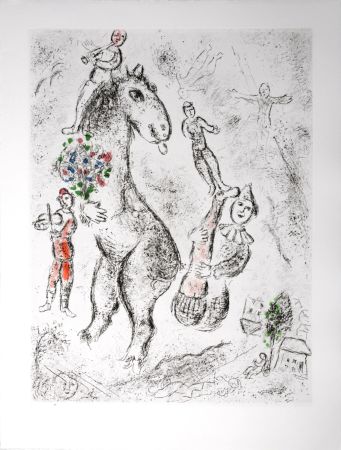 Aguafuerte Y Aguatinta Chagall - Celui qui dit les choses sans rien dire, 1976 - IV