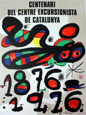 Cartel Miró - Centenari del Centre Excursionista de Catalunya