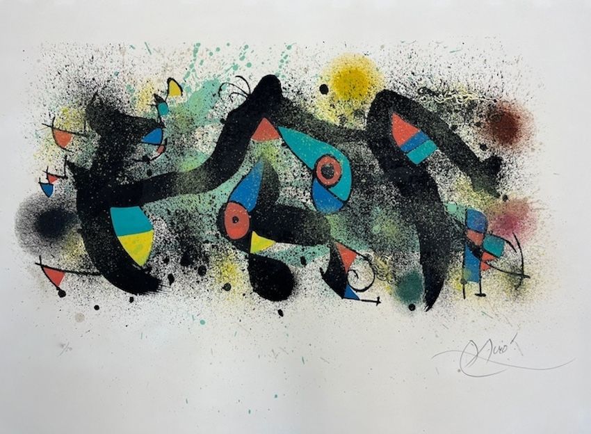 Litografía Miró - Cerámicas de Miró y Artigas