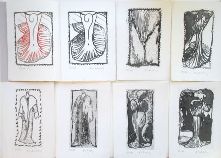 Aguatinta Alechinsky - Ces Robes qui m'evoquaient Venise. 12 numbered and handsigned aquatints