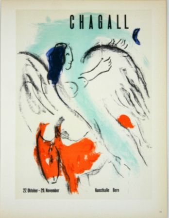 Litografía Chagall - Chagall  Kunsthalle  Bern  1957