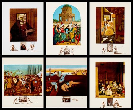 Litografía Dali - Changes in Great Masterpieces Complete Suite