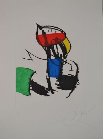 Aguatinta Miró - Chanteur De Rues III - D1138
