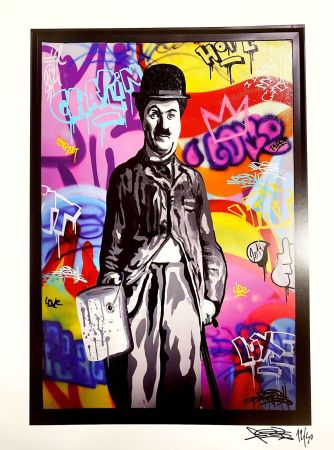 Estampa Numérica Fat - Charlie Chaplin II Print