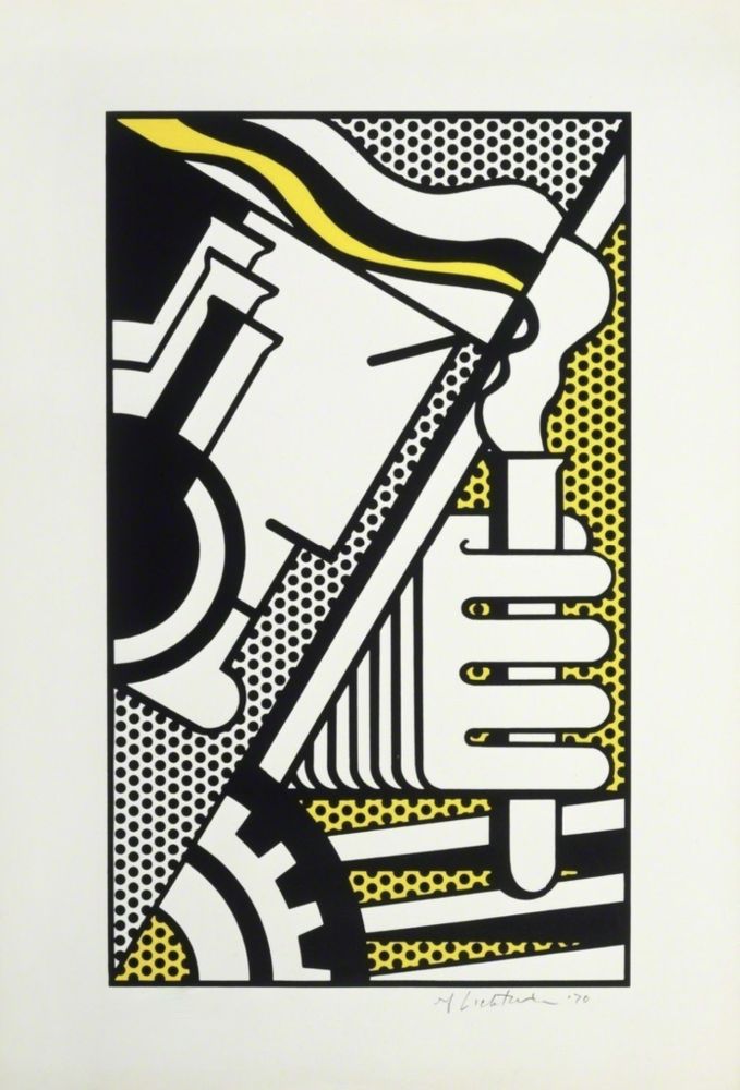 Serigrafía Lichtenstein - Chem 1A