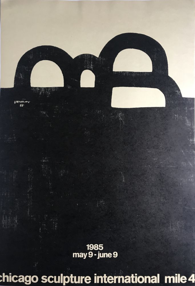 Cartel Chillida - Chicago Sculpture international