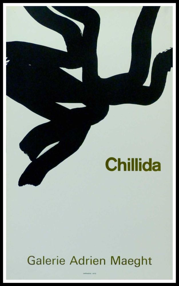 Cartel Chillida - CHILLIDA - GALERIE ADRIEN MAEGHT PARIS