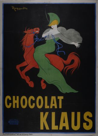 Litografía Cappiello - Chocolat Klaus, 1903