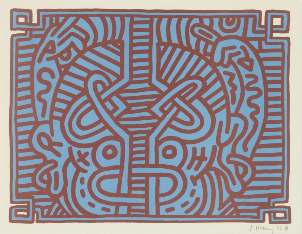 Múltiple Haring - Chocolate Buddha (Plate 1)