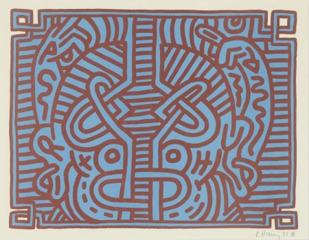 Múltiple Haring - Chocolate Buddha (Plate 1)
