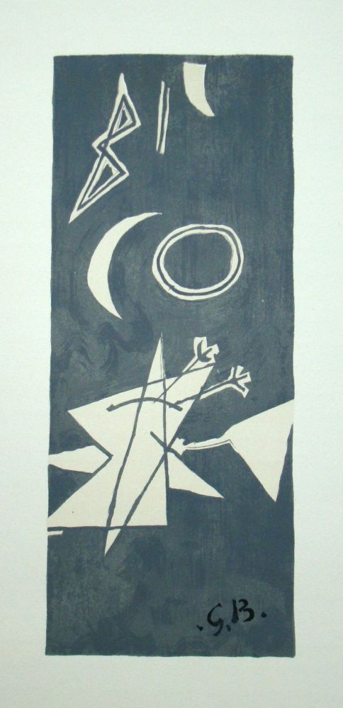 Litografía Braque (After) - Ciel gris II.