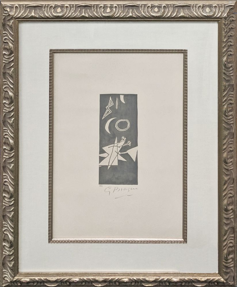 Litografía Braque - CIEL GRIS II