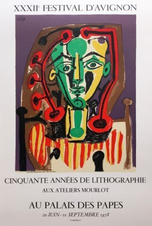 Cartel Picasso - Cinquante années de lithographie aux ateliers Mourlot