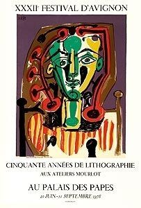 Litografía Picasso (After) - Cinquante années de lithographies