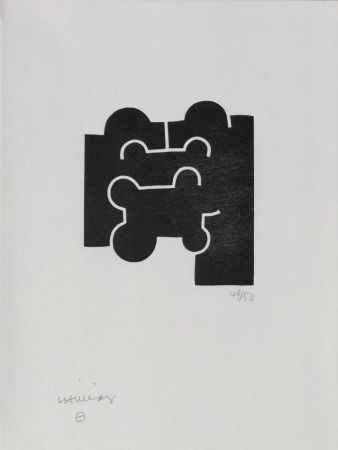 Grabado Chillida - Cioran XXV