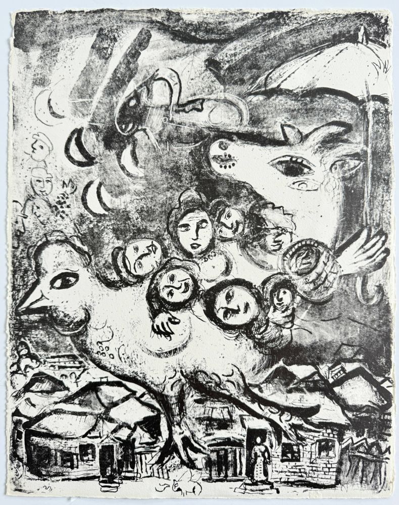 Litografía Chagall - Cirque