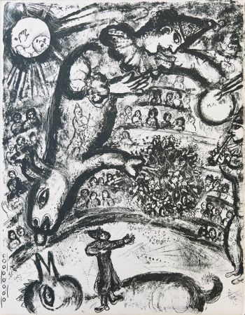 Litografía Chagall - Cirque