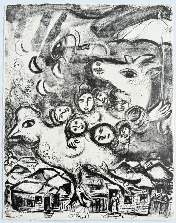 Litografía Chagall - Cirque