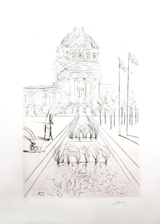 Grabado Dali - City Hall - San Francisco