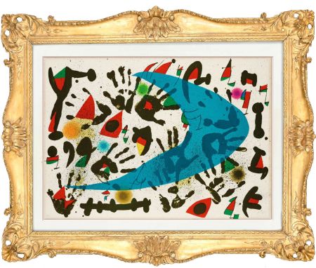 Litografía Miró - Claca.